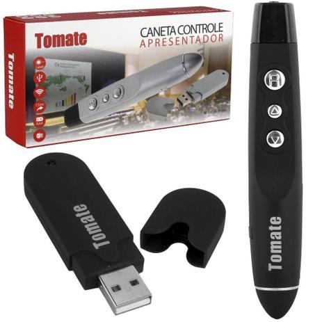 Caneta Apresentador Multimídia Slide Sem Fio Laser Power Point Mtp-001 - Tomate Menor preço em Caneta Apresentador Multimídia Slide Sem Fio Laser Power Point Mtp-001 - Tomate