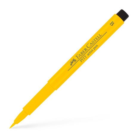 Caneta Artística Faber-Castell Pitt Pincel Amarelo Cádmio 107 - Ref 167407N - Faber castell Menor preço em Caneta Artística Faber-Castell Pitt Pincel Amarelo Cádmio 107 - Ref 167407N - Faber castell