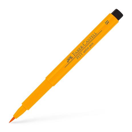 Caneta Artística Faber-Castell Pitt Pincel Amarelo Cromo Escuro 109 - Ref 167409 - Faber castell Menor preço em Caneta Artística Faber-Castell Pitt Pincel Amarelo Cromo Escuro 109 - Ref 167409 - Faber castell