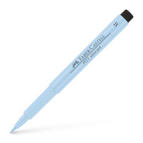 Caneta Artística Faber-Castell Pitt Pincel Azul Gelo - Ref 167448N - Faber castell Menor preço em Caneta Artística Faber-Castell Pitt Pincel Azul Gelo - Ref 167448N - Faber castell