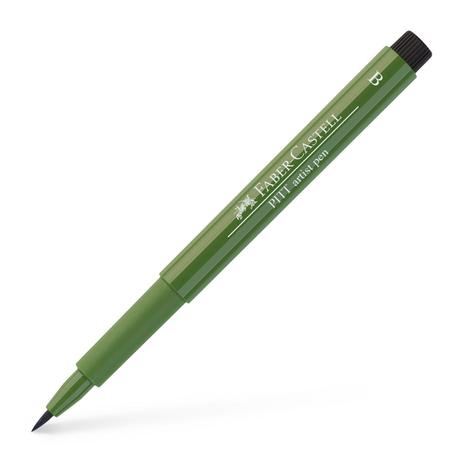 Caneta Artística Faber-Castell Pitt Pincel Verde Cromo Opaco - Ref 167476N - Faber castell Menor preço em Caneta Artística Faber-Castell Pitt Pincel Verde Cromo Opaco - Ref 167476N - Faber castell