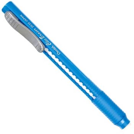Caneta borracha pentel click erase azul claro c/ refil ze22s é boa?