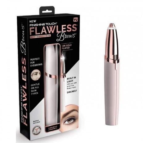 Caneta Depiladora De Pelos Sobrancelhas Recarregável USB Flawless Brows 18k - Personal Sports Menor preço em Caneta Depiladora De Pelos Sobrancelhas Recarregável USB Flawless Brows 18k - Personal Sports