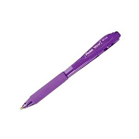 Caneta Esferografica 1.0 MM Violeta Pentel Wow Retratil BK440 Menor preço em Caneta Esferografica 1.0 MM Violeta Pentel Wow Retratil BK440