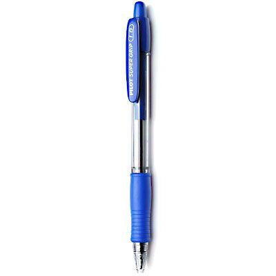 Caneta Esferográfica Azul Pilot Super Grip 1.0 Menor preço em Caneta Esferográfica Azul Pilot Super Grip 1.0