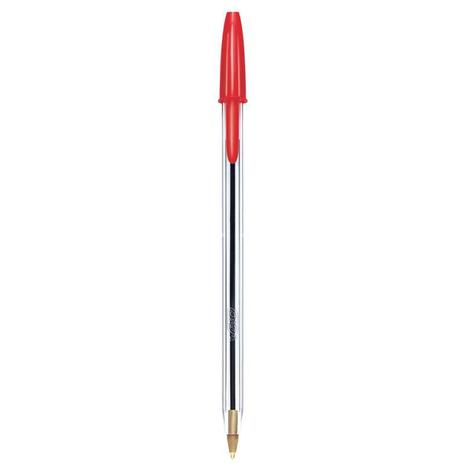 Caneta Esferográfica Bic Cristal Vermelha 1,0mm Menor preço em Caneta Esferográfica Bic Cristal Vermelha 1,0mm