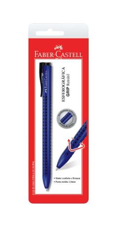 Caneta Esferografica Faber Castell  Grip 1.0 mm  Azul SM/GRIPRAZ é boa?