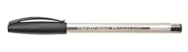 Caneta Esferografica Faber Castell Trilux 032 Médio Preto 032/PR Menor preço em Caneta Esferografica Faber Castell Trilux 032 Médio Preto 032/PR