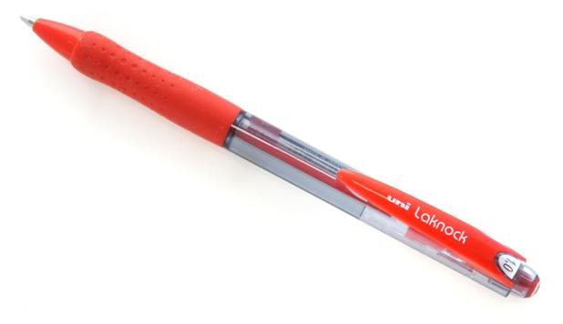 Caneta Esferográfica Laknock Retrátil 1,0 mm Vermelha Ref.SN-100 Uni-Ball Menor preço em Caneta Esferográfica Laknock Retrátil 1,0 mm Vermelha Ref.SN-100 Uni-Ball