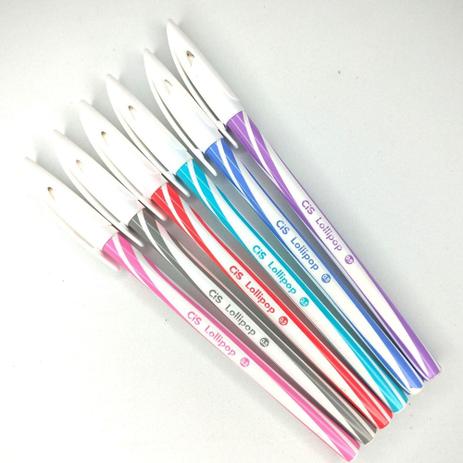 Caneta Esferográfica Lollipop 0.5mm kit com 6 cores - Cis Menor preço em Caneta Esferográfica Lollipop 0.5mm kit com 6 cores - Cis