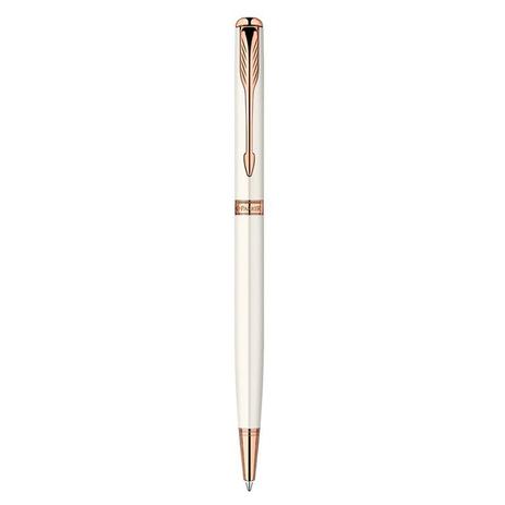 Caneta Esferográfica Parker Sonnet Branco CT S0947390 Menor preço em Caneta Esferográfica Parker Sonnet Branco CT S0947390