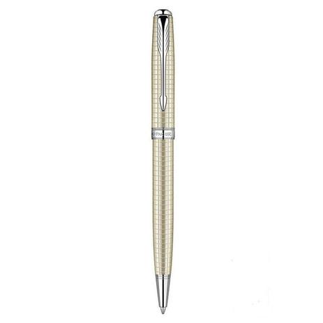 Caneta Esferográfica Parker Sonnet Prata CT S0912520 Menor preço em Caneta Esferográfica Parker Sonnet Prata CT S0912520