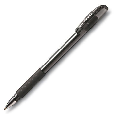 Menor preço em Caneta Esferografica Pentel Feel-It!  0.7 mm  Preto BX487-A