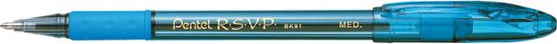 Menor preço em Caneta Esferografica Pentel  RSVP M 1.0 mm  Azul Claro BK91CRS-S
