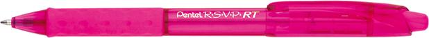 Menor preço em Caneta Esferografica Pentel  RSVP RT Colors 1.0 mm  Rosa BK93CRP-P