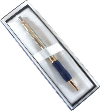 Caneta Esferográfica Retrátil Sterling Grip Azul Detalhe Dourado Ref.B460G-Cgf Pentel Menor preço em Caneta Esferográfica Retrátil Sterling Grip Azul Detalhe Dourado Ref.B460G-Cgf Pentel