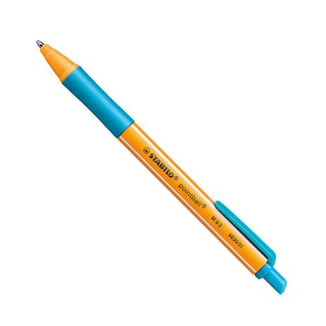 Caneta Esferográfica Stabilo Pointball 0.5 Azul Turquesa 6030/51 Cor:Azul Menor preço em Caneta Esferográfica Stabilo Pointball 0.5 Azul Turquesa 6030/51 Cor:Azul