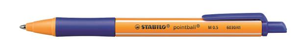 Caneta Esferografica Stabilo Pointball 0.5 mm Azul 6030/41 Menor preço em Caneta Esferografica Stabilo Pointball 0.5 mm Azul 6030/41