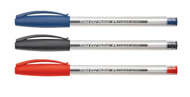 Caneta Esferográfica Triangular Trilux Vermelha 1,00mm Faber-castell - Faber castell Menor preço em Caneta Esferográfica Triangular Trilux Vermelha 1,00mm Faber-castell - Faber castell