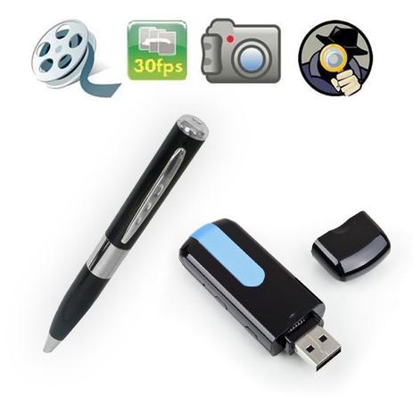 Caneta Espiã Prata + Pen Drive Espião - Alba eletronicos Menor preço em Caneta Espiã Prata + Pen Drive Espião - Alba eletronicos