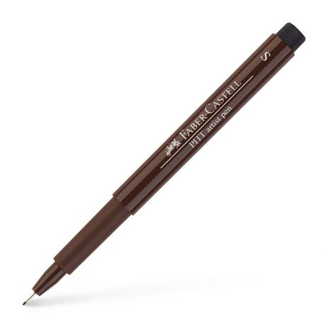 Caneta Faber-Castell Pitt Ponta S Sépia - Ref 167175N - Faber castell Menor preço em Caneta Faber-Castell Pitt Ponta S Sépia - Ref 167175N - Faber castell