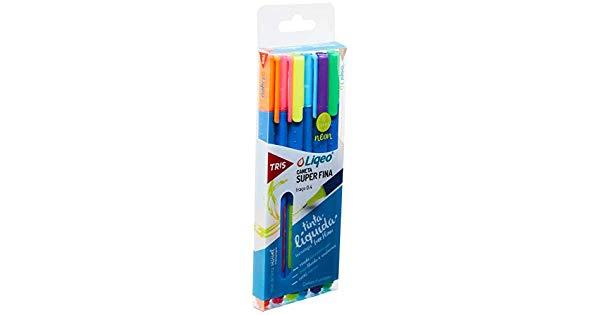Caneta Fine Tris Liqeo Super Fina 0.4mm Neon 6 Cores é boa?