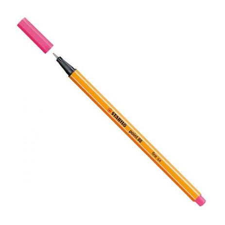 Caneta Hid. Point Fine 88/17 Rosa Chicle Stabilo Menor preço em Caneta Hid. Point Fine 88/17 Rosa Chicle Stabilo