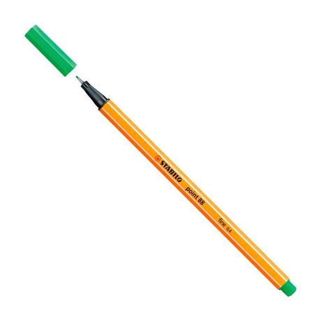 Caneta Hidrográfica Point 88 - Verde Esmeralda - Stabilo - Sertic Menor preço em Caneta Hidrográfica Point 88 - Verde Esmeralda - Stabilo - Sertic
