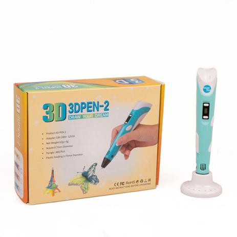 Caneta Impressora 3D Drawing Pen LCD Bivolt - Import Menor preço em Caneta Impressora 3D Drawing Pen LCD Bivolt - Import