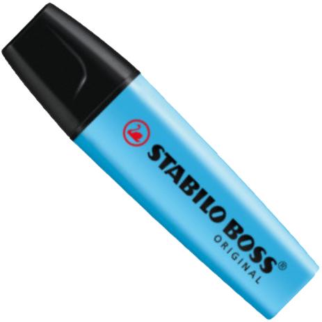 Caneta marca-texto azul boss stabilo Menor preço em Caneta marca-texto azul boss stabilo