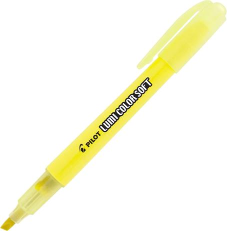 Caneta Marca Texto Lumicolor SOFT Amarela Pilot Menor preço em Caneta Marca Texto Lumicolor SOFT Amarela Pilot