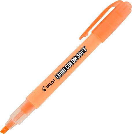Caneta Marca Texto Lumicolor SOFT Laranja Pilot Menor preço em Caneta Marca Texto Lumicolor SOFT Laranja Pilot