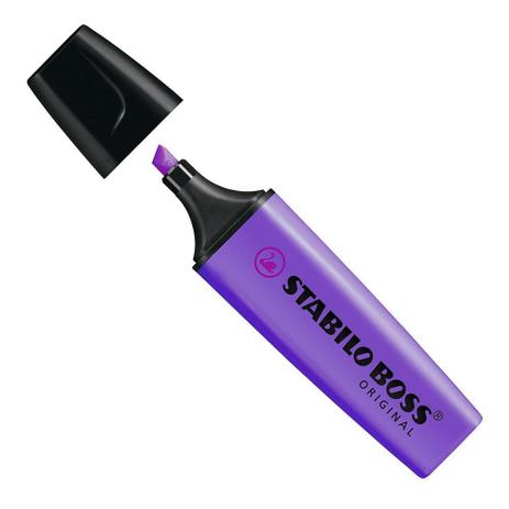 Menor preço em Caneta Marca Texto Roxa Stabilo Boss
