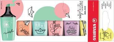 Caneta Marca Texto Stabilo Pastel Boss Love Mini 006 Cores 07/06-27 Menor preço em Caneta Marca Texto Stabilo Pastel Boss Love Mini 006 Cores 07/06-27