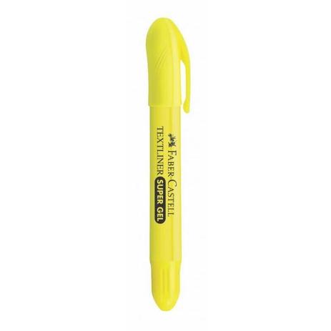 Caneta Marca Texto Super Gel Amarelo 155707 Faber Castell - Faber-castell Menor preço em Caneta Marca Texto Super Gel Amarelo 155707 Faber Castell - Faber-castell