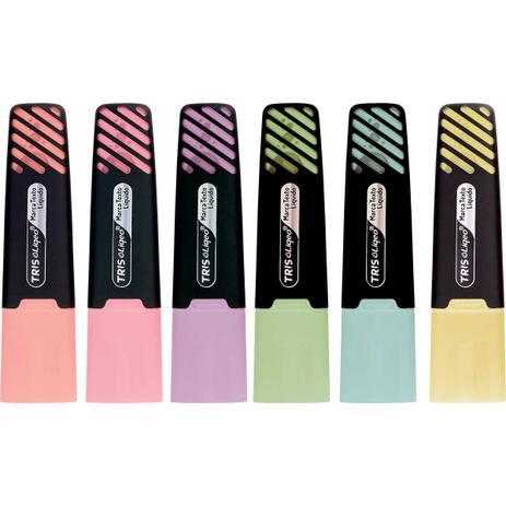 Caneta Marca Texto TRIS Liqeo Pastel 6 Cores Summit Menor preço em Caneta Marca Texto TRIS Liqeo Pastel 6 Cores Summit