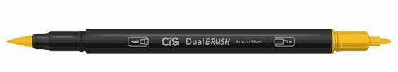 Caneta Marcador Artístico Cis Dual Brush Amarelo Ouro Menor preço em Caneta Marcador Artístico Cis Dual Brush Amarelo Ouro