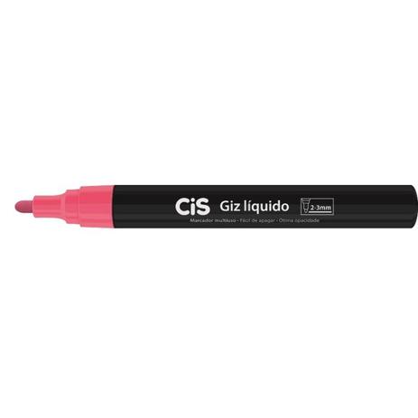 Caneta Marcador Artístico Cis Giz Líquido Rosa 52.6800 Menor preço em Caneta Marcador Artístico Cis Giz Líquido Rosa 52.6800