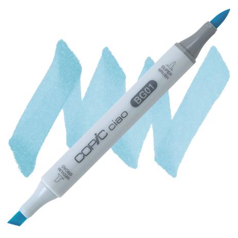 Caneta Marcador Artístico Copic Ciao Ponta Dupla Aqua Blue BG01 Menor preço em Caneta Marcador Artístico Copic Ciao Ponta Dupla Aqua Blue BG01