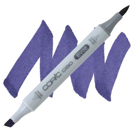 Caneta Marcador Artístico Copic Ciao Ponta Dupla Blue Violet BV08 Menor preço em Caneta Marcador Artístico Copic Ciao Ponta Dupla Blue Violet BV08