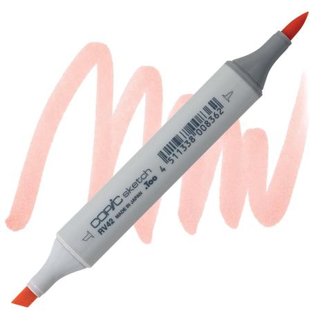 Caneta Marcador Artístico Copic Sketch Ponta Dupla Salmon Pink RV42 Menor preço em Caneta Marcador Artístico Copic Sketch Ponta Dupla Salmon Pink RV42