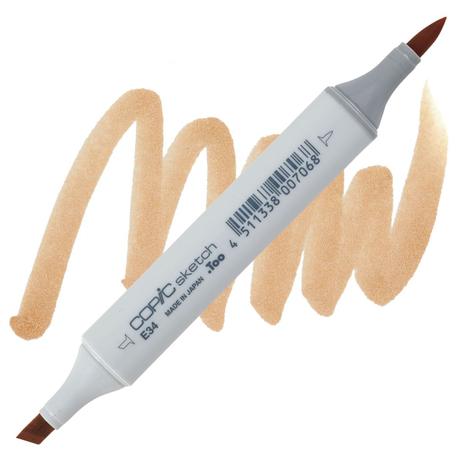 Caneta Marcador Artístico Copic Sketch Ponta Dupla   Toast E34 é boa?