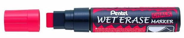 Caneta Marcador Artístico Pentel Wet Erase Jumbo Vermelho SMW56-B Menor preço em Caneta Marcador Artístico Pentel Wet Erase Jumbo Vermelho SMW56-B