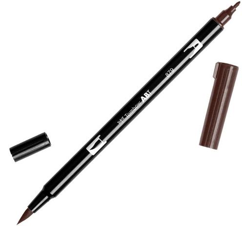 Caneta Marcador Artístico Tombow Dual Brush ABT Marrom ABT879 Menor preço em Caneta Marcador Artístico Tombow Dual Brush ABT Marrom ABT879