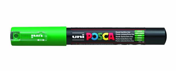 Caneta Marcador Artístico Uni-Ball Posca Extra Fino 1.0 mm Verde PC-1M Menor preço em Caneta Marcador Artístico Uni-Ball Posca Extra Fino 1.0 mm Verde PC-1M