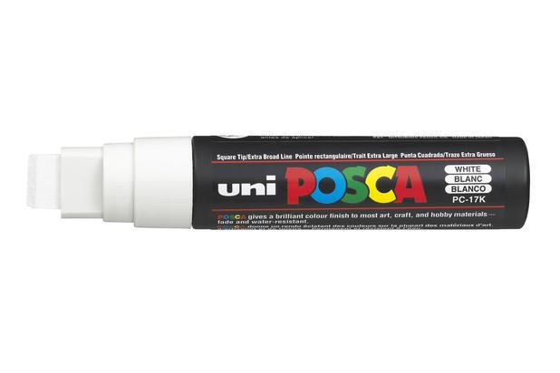 Caneta Marcador Artístico Uni-Ball Posca Extra Grosso 15 mm Branco PC-17K Menor preço em Caneta Marcador Artístico Uni-Ball Posca Extra Grosso 15 mm Branco PC-17K