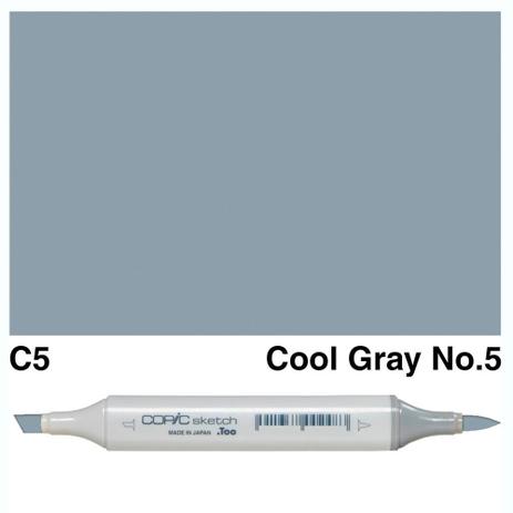 Caneta Marcador Copic Sketch Ponta Dupla Cool Gray No.5 C5 é ruim? Caneta Marcador Copic Sketch Ponta Dupla Cool Gray No.5 C5 é boa?