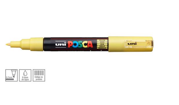 Caneta Marcador Posca Escolar 1 Unidade Amarelo - Uniball - Uni-ball Menor preço em Caneta Marcador Posca Escolar 1 Unidade Amarelo - Uniball - Uni-ball
