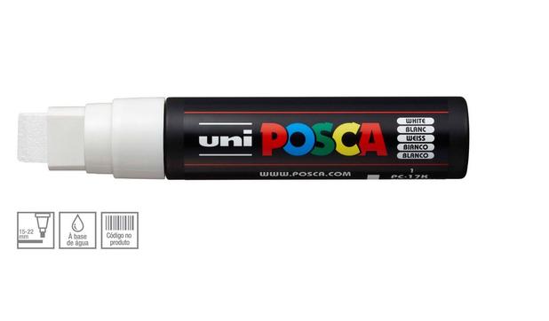 Caneta Marcador Posca Escolar Pc17k 1 Unidade Branco-Uniball - Uni-ball Menor preço em Caneta Marcador Posca Escolar Pc17k 1 Unidade Branco-Uniball - Uni-ball