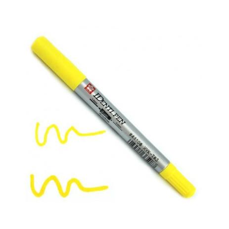 Caneta Permanente Identi Pen Sakura com 02 Pontas - Cor: Amarelo Menor preço em Caneta Permanente Identi Pen Sakura com 02 Pontas - Cor: Amarelo